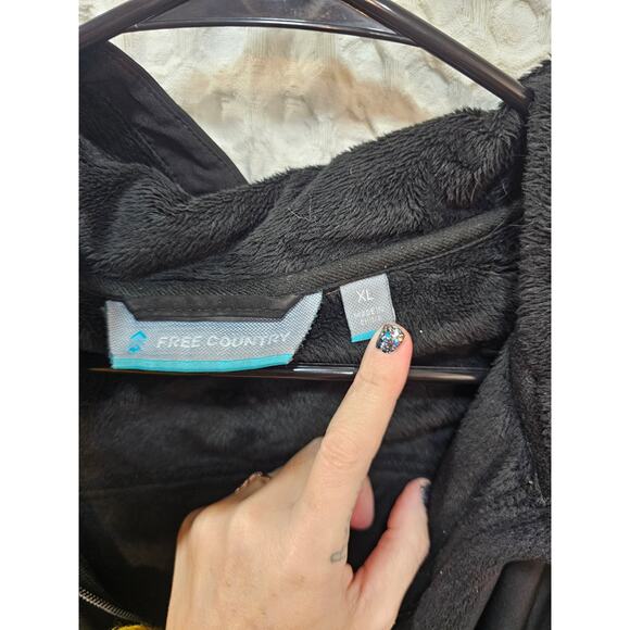 Free Country size XL women's coat. Cinching waist removeable hood - Picture 2 of 7